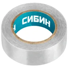 Изолента ПВХ, 10м х 15мм, белая, СИБИН, 1235-8