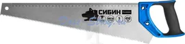 Ножовка по дереву СИБИН 500 мм шаг 4 TPI 6 мм